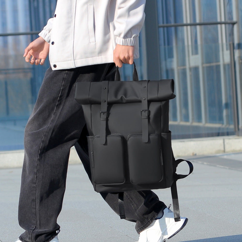 Roll-Top Waterproof Urban Backpack Bowlift