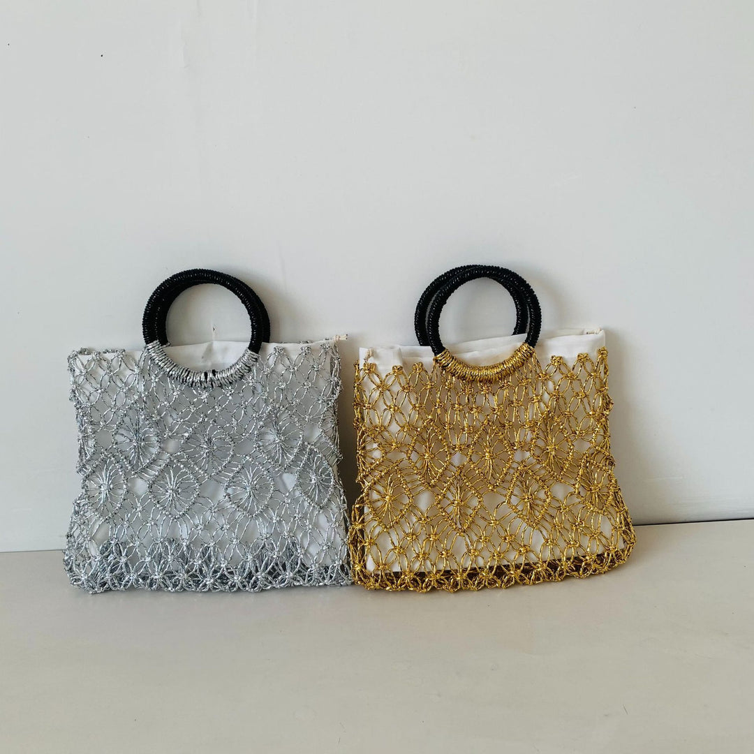Stylish net handbag Bowlift