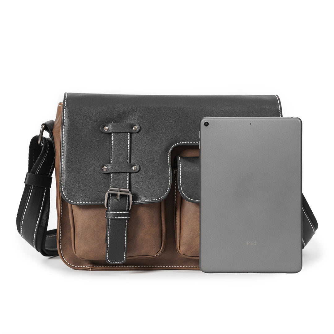 Robust shoulder bag with multiple external pockets Bowlift