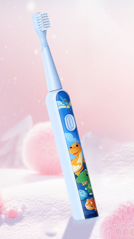 Electric Bear-Themed Toothbrush Bowlift