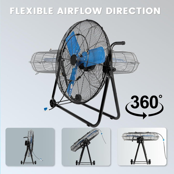 Industrial High-Performance Mist Fan Bowlift