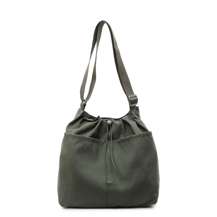 Adjustable Drawstring Shoulder Bag Bowlift