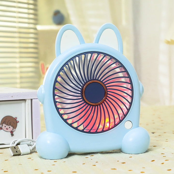 Women's portable hand fan in creative animal design Bowlift