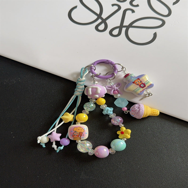 Playful Themed Charm Keychain Bowlift 1790135048