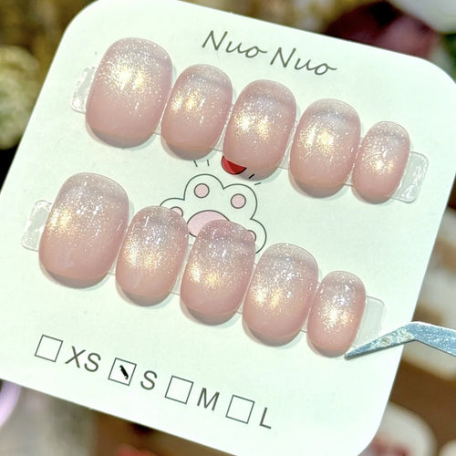 Elegant Short Press-On Nail Set