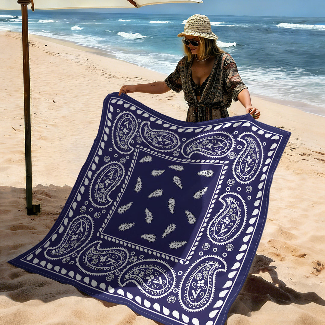 Mandala Design Beach Mat Bowlift