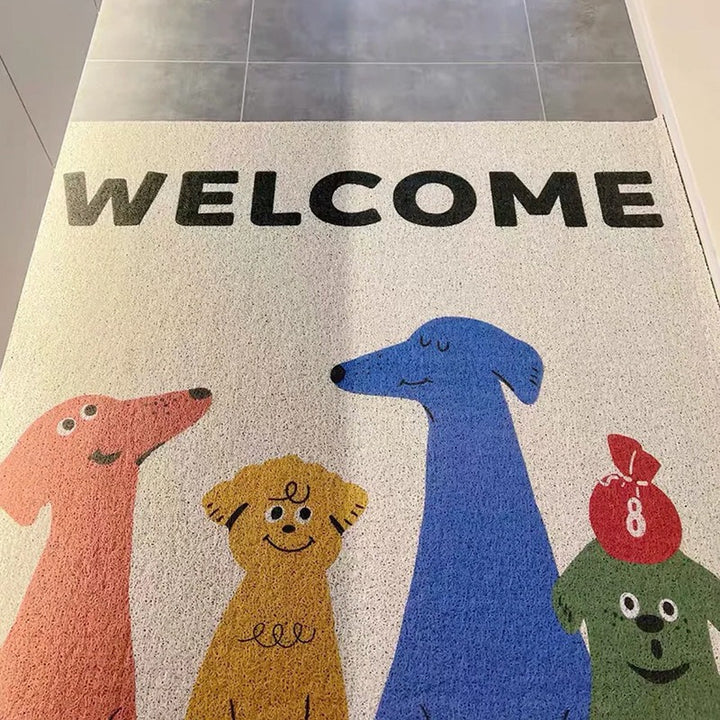Artistic Welcome Floor Mat Bowlift