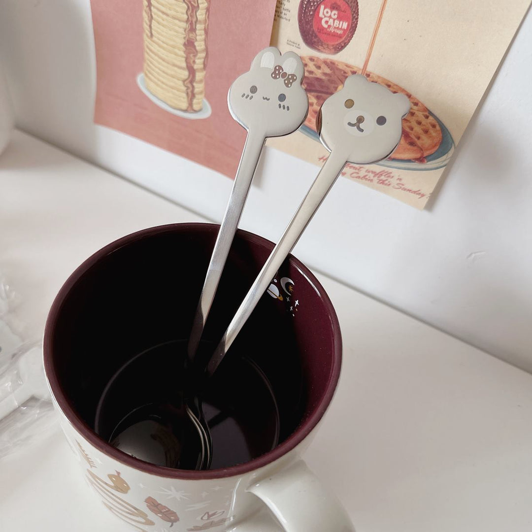Playful teaspoons with animal motifs Bowlift