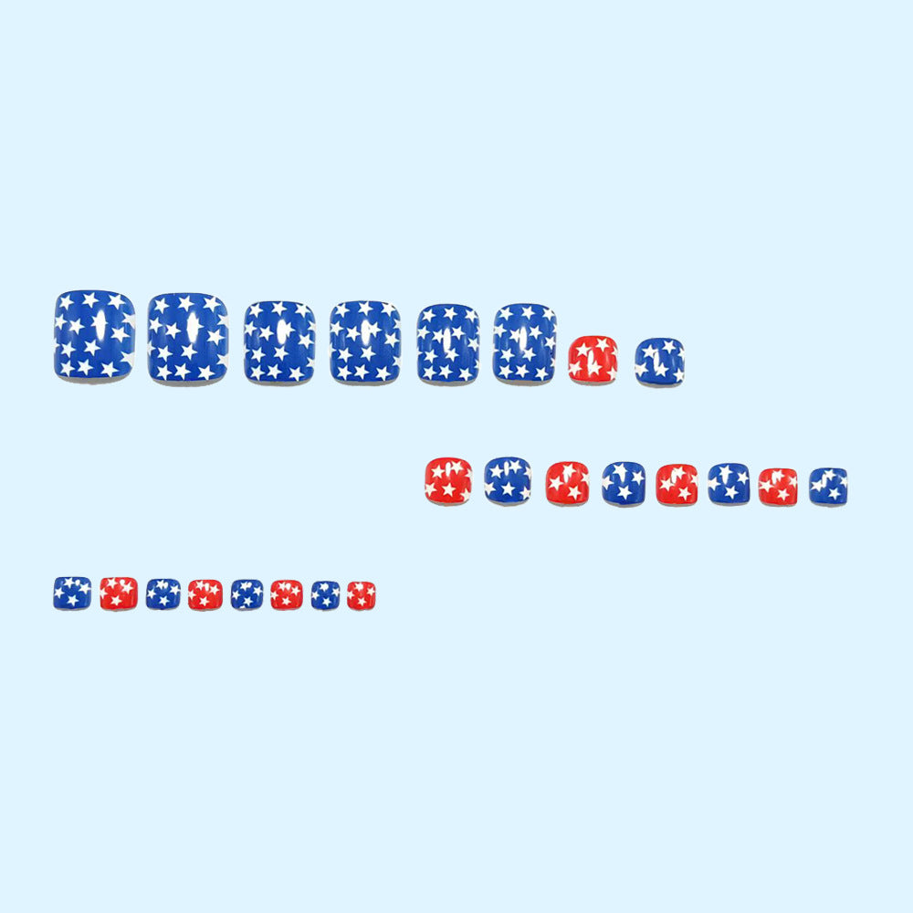 Nail Art Set with Star Motif Bowlift
