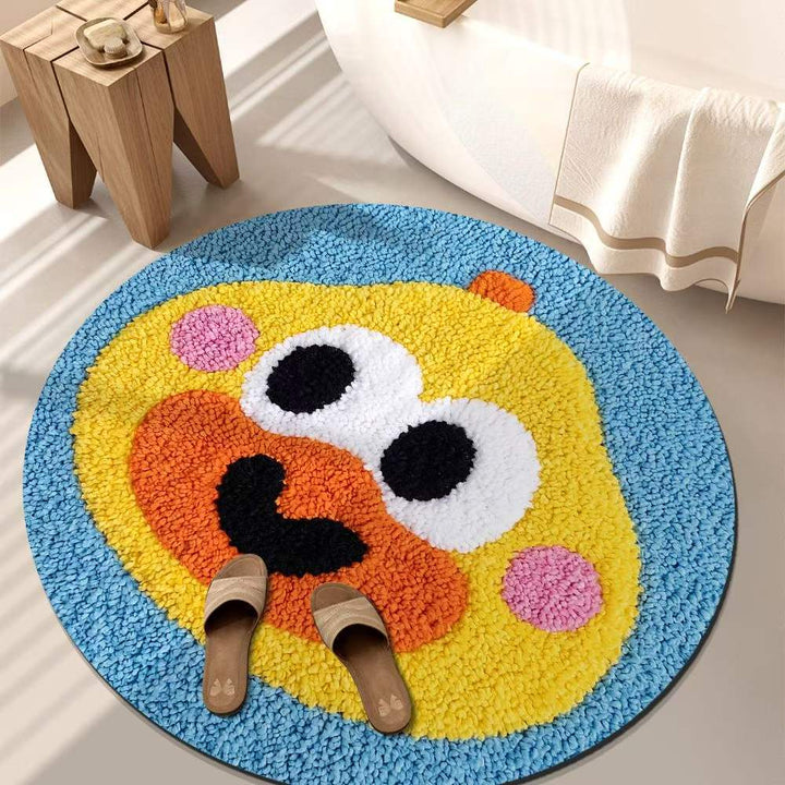 Playful Tiger-Themed Bathroom Mat Bowlift