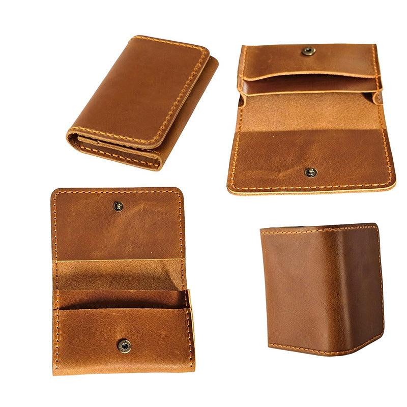 Compact Leather Cardholder Bowlift