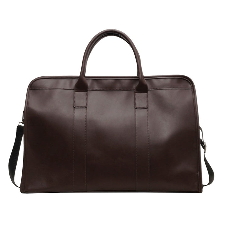 Sleek Elegant Leather Travel Bag Bowlift