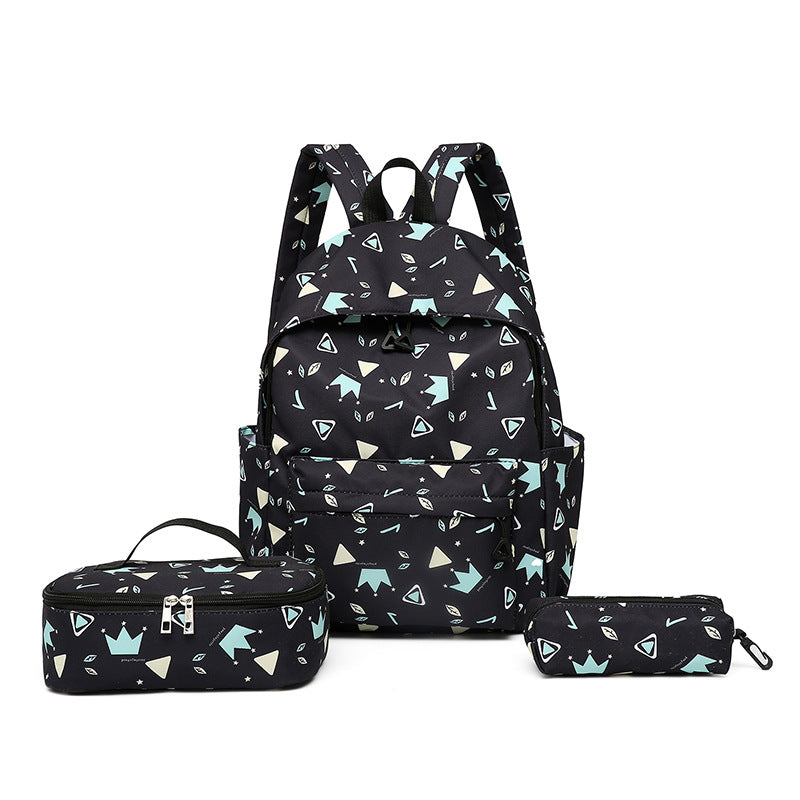 Stylish backpack with separate lunch container and pencil case Bowlift