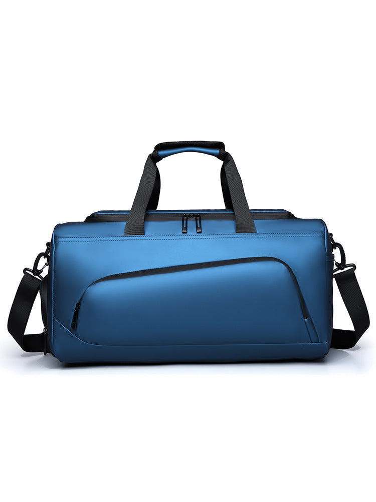 Sporty travel bag with extendable main compartment and multiple organizing pockets Bowlift
