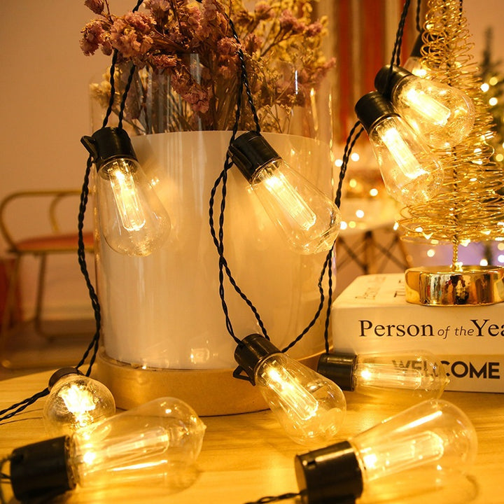 Vintage-Inspired LED String Lights Bowlift
