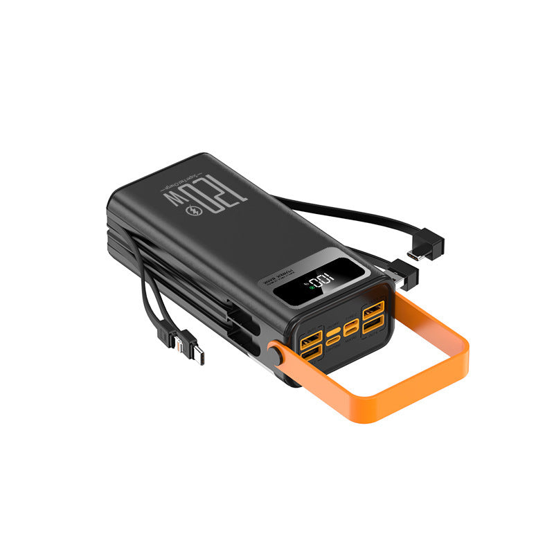Portable power bank with multifunctional charging port and integrated fast charging technology Bowlift