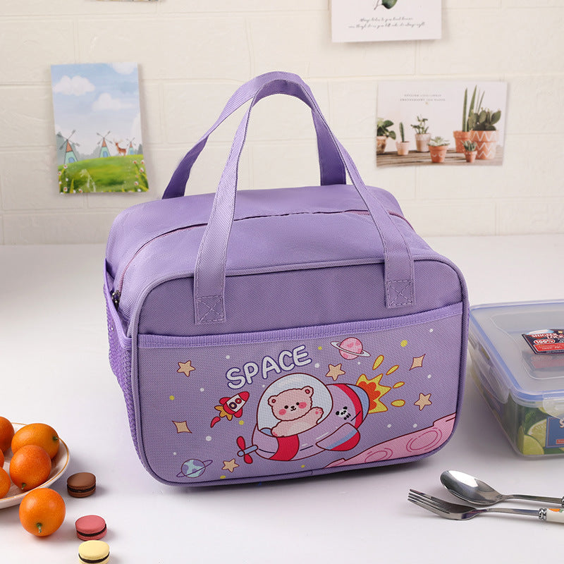 Cute Bear-Themed Insulated Lunch Bag Bowlift