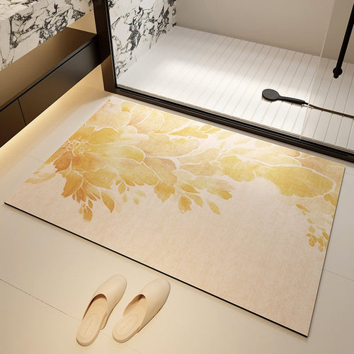 Artistic Bathroom Mat Bowlift