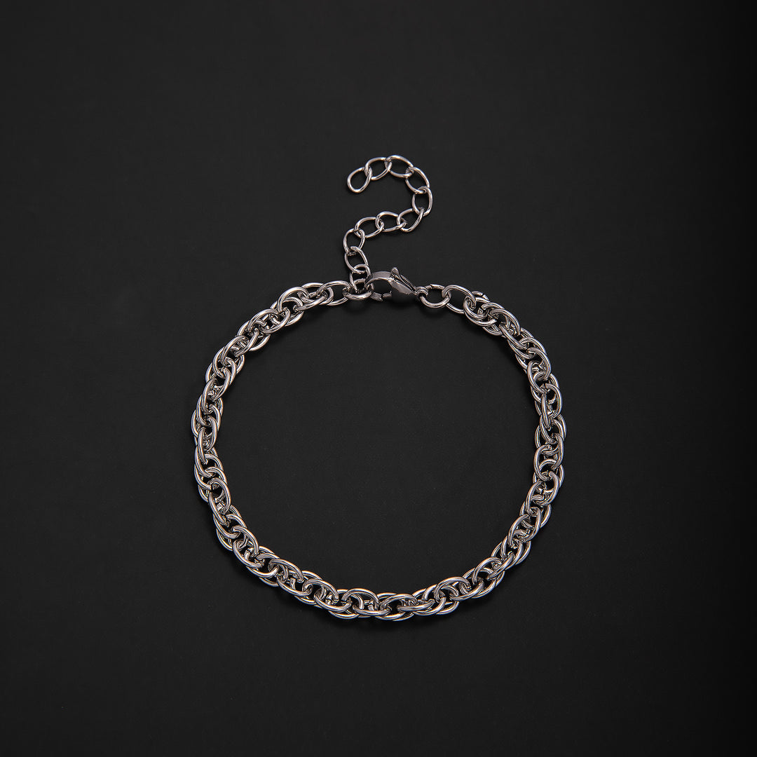 Textured Chain Link Bracelet Bowlift