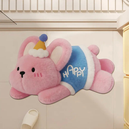 Cute Cat-Themed Bath Mat Bowlift