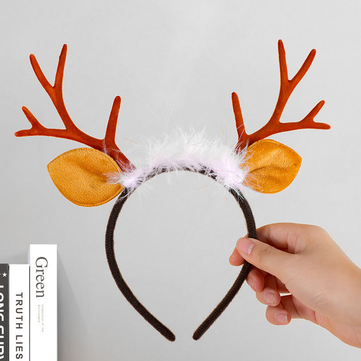 Festive Reindeer Antler Headband