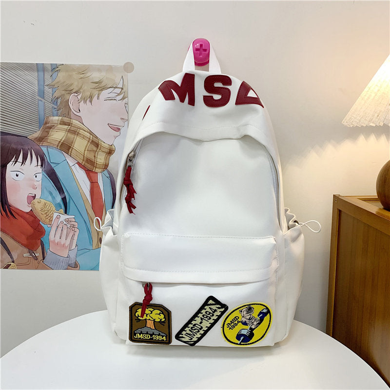 Artistic Patchwork Backpack Bowlift
