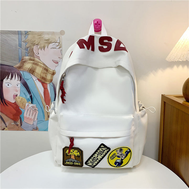 Artistic Patchwork Backpack Bowlift