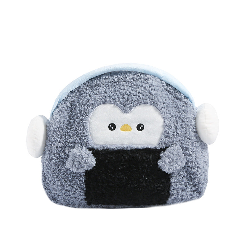 Plush Bag in Penguin Design Bowlift