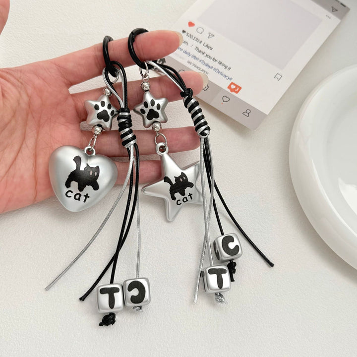 Cat-Themed Decorative Keychain Bowlift