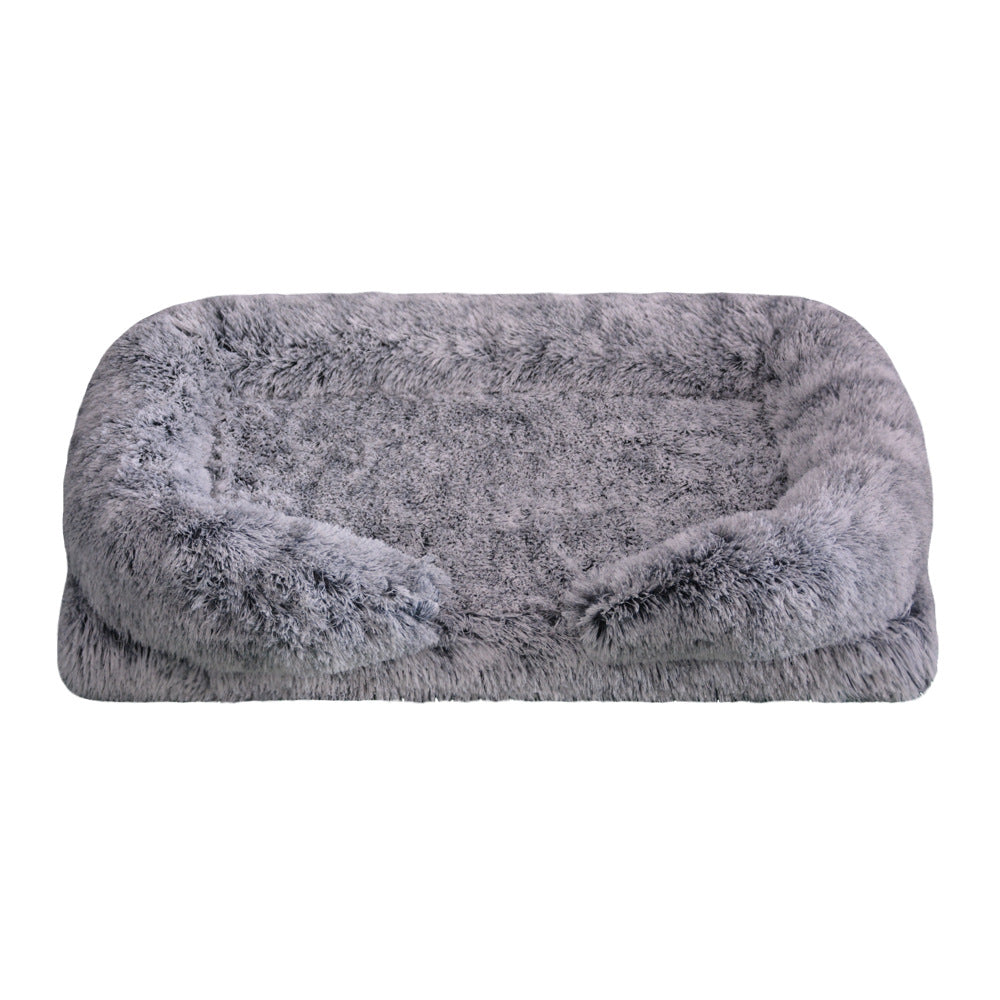 Plush Bolstered Dog Bed