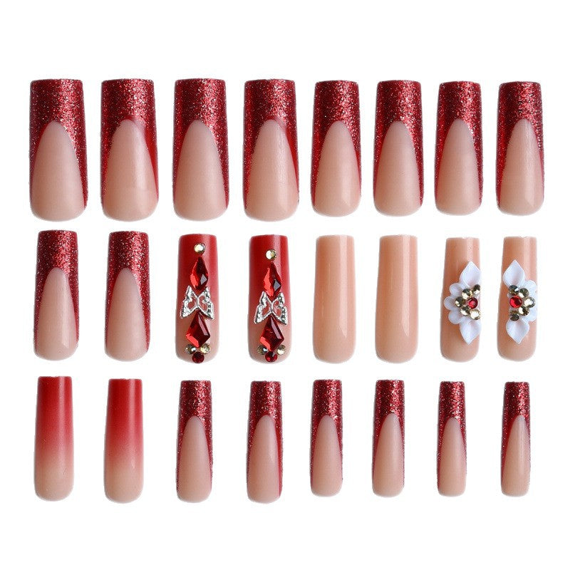 Glamorous Acrylic Nails Bowlift