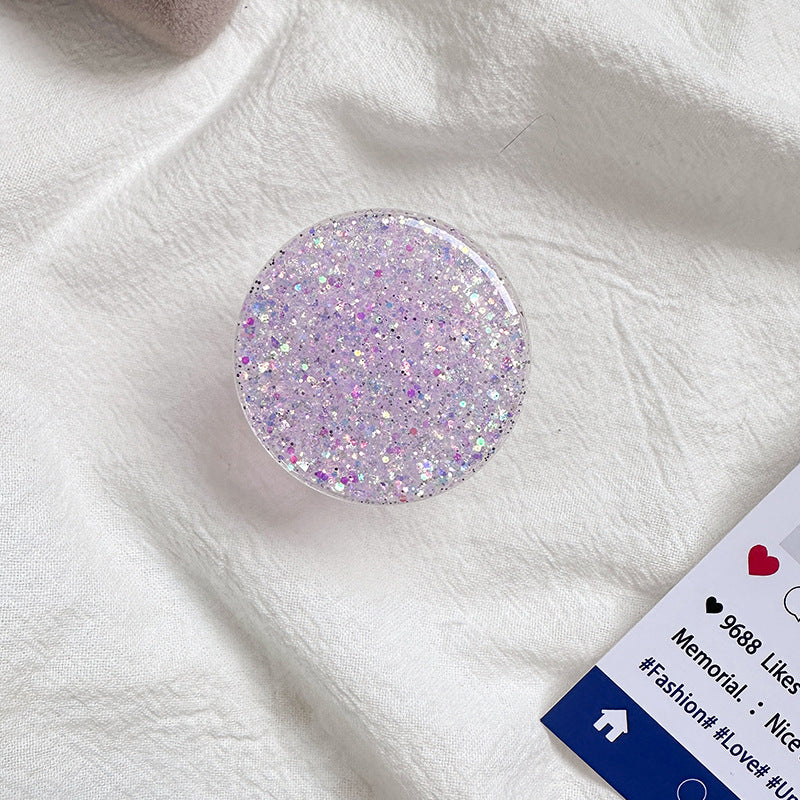 Sparkly Resin Phone Holder And Stand With Full Rotation Base
