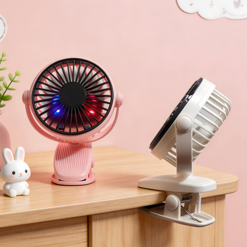 Ladies Portable Table Fan with Cute Design and USB Connection Bowlift