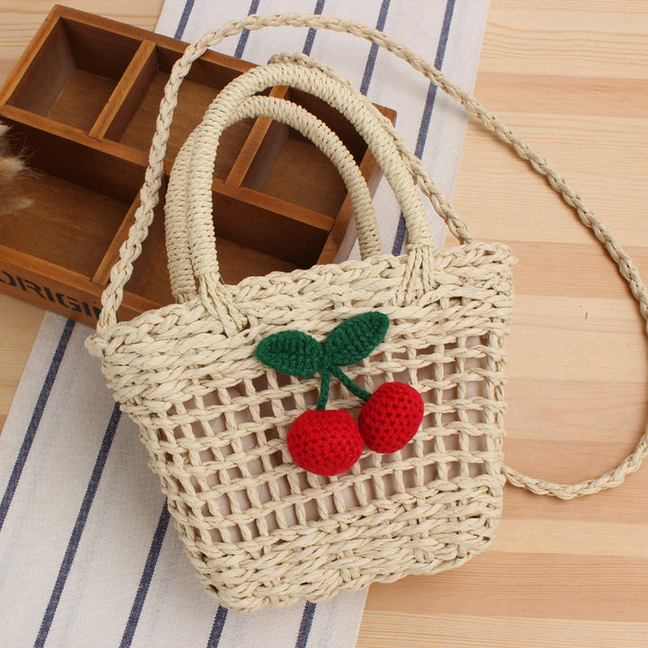 Handbag in Unique Cherry Design Bowlift