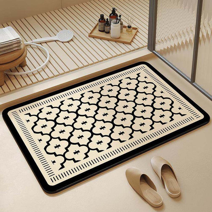 Decorative Oval Bath Mat
