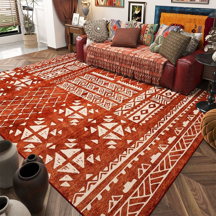 Geometric Pattern Area Rug Bowlift