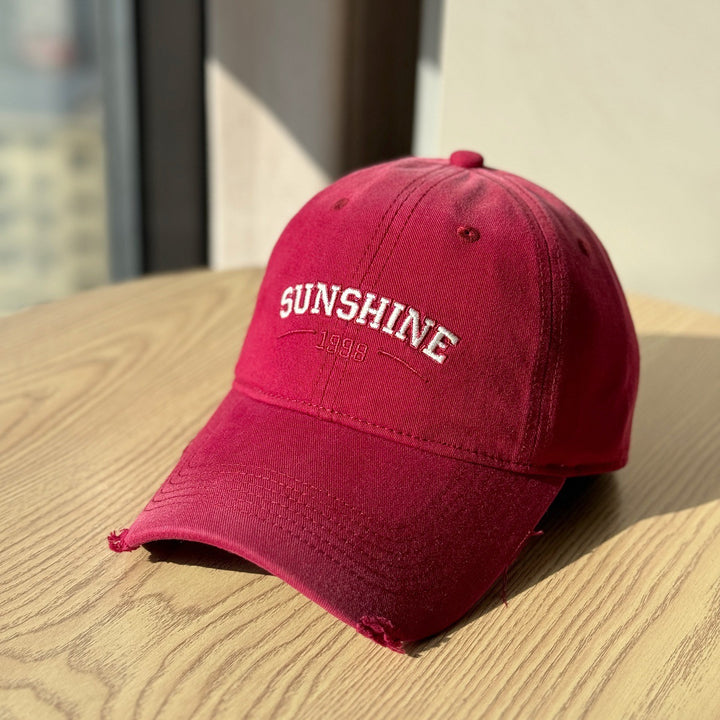 Women's Casual Distressed Baseball Cap Bowlift