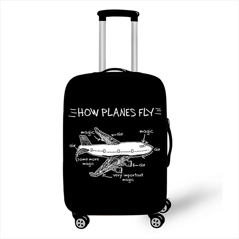 Men's hard-shell suitcase with exclusive airplane design Bowlift