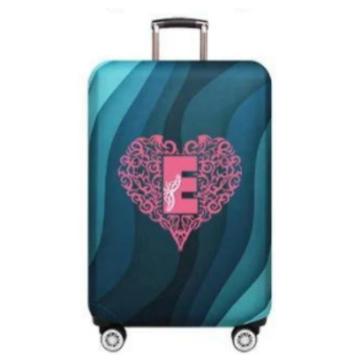 Women's Hard Shell Suitcase with Playful Heart Design Bowlift