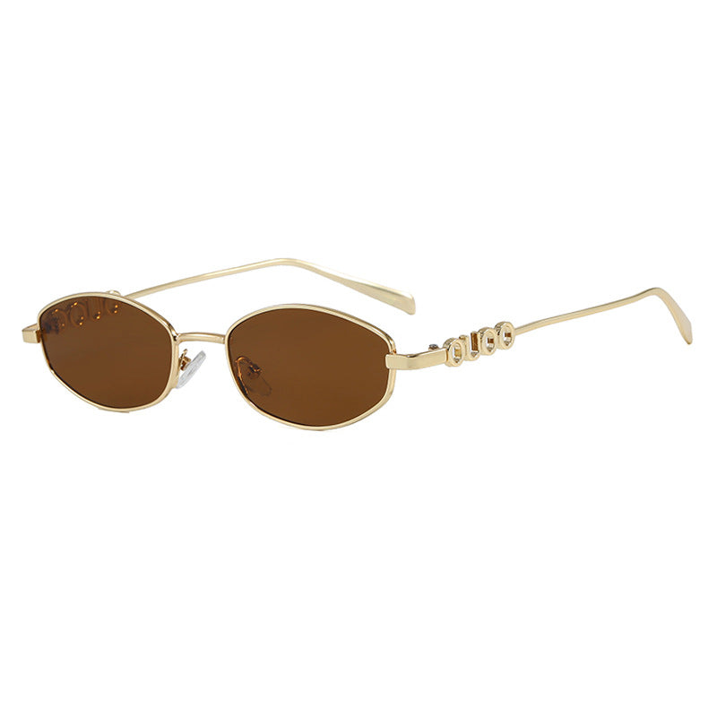 Women’s fashionable sunglasses with elegant stainless steel frame and UV protection Bowlift