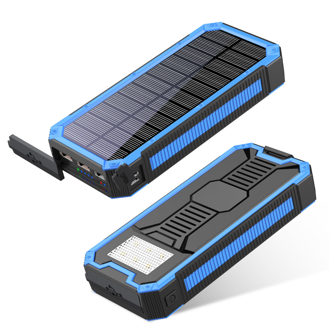 Portable solar power bank with high-load design and multiple outputs Bowlift