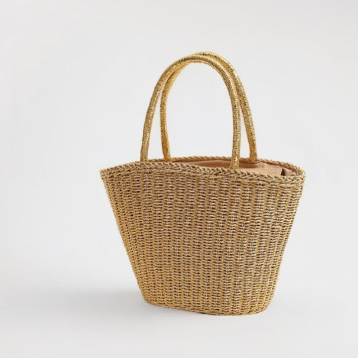 Handcrafted basket bag with sturdy handles Bowlift