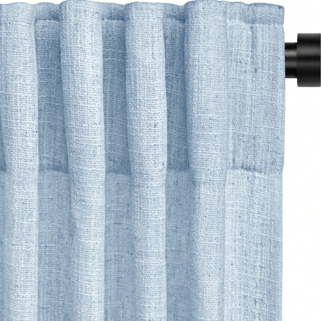 Sheer Linen Window Curtains Bowlift