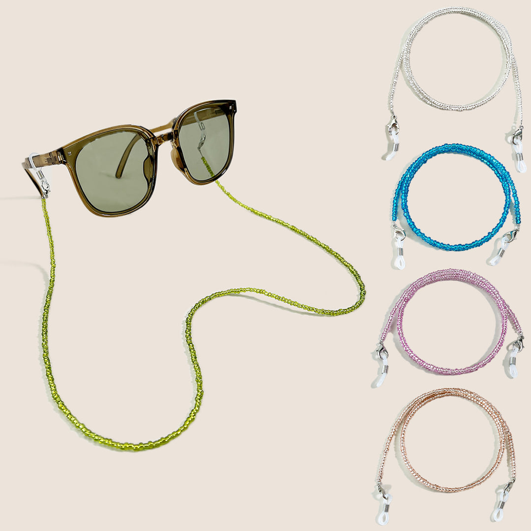 Elegant Beaded Eyewear Retention Necklace Bowlift