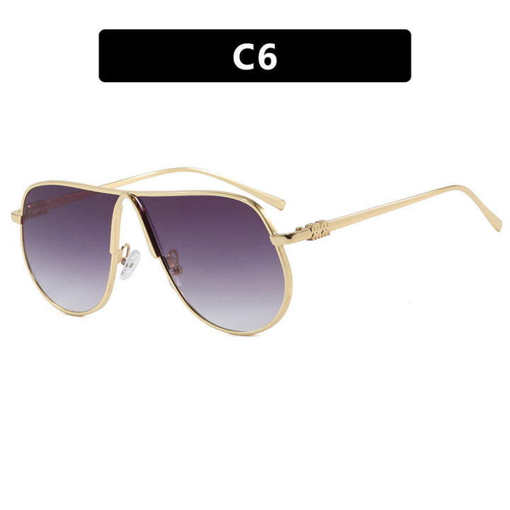 Women's pilot sunglasses with high-quality metal frame and polarized lenses Bowlift