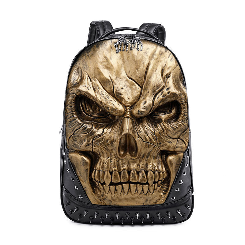 Creative backpack with skull design Bowlift