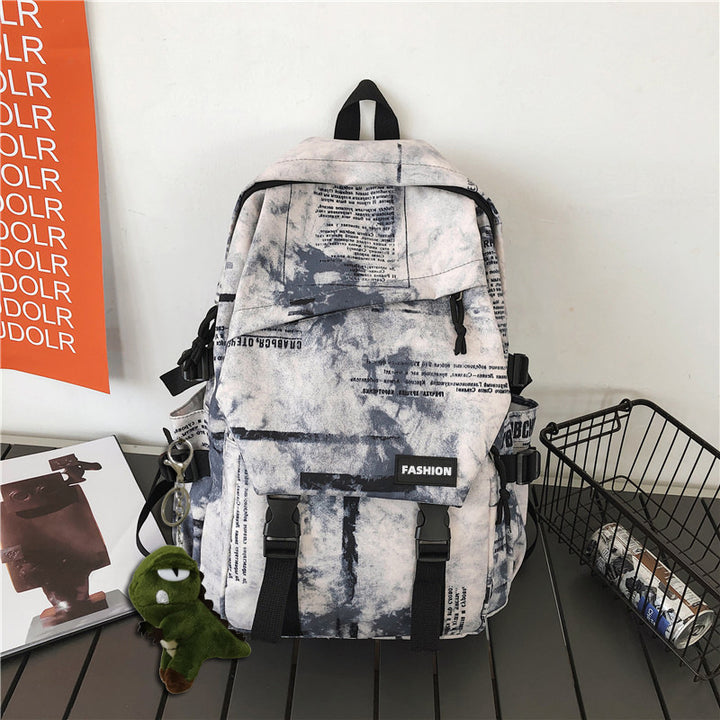 Urban Graphic Print Backpack Bowlift