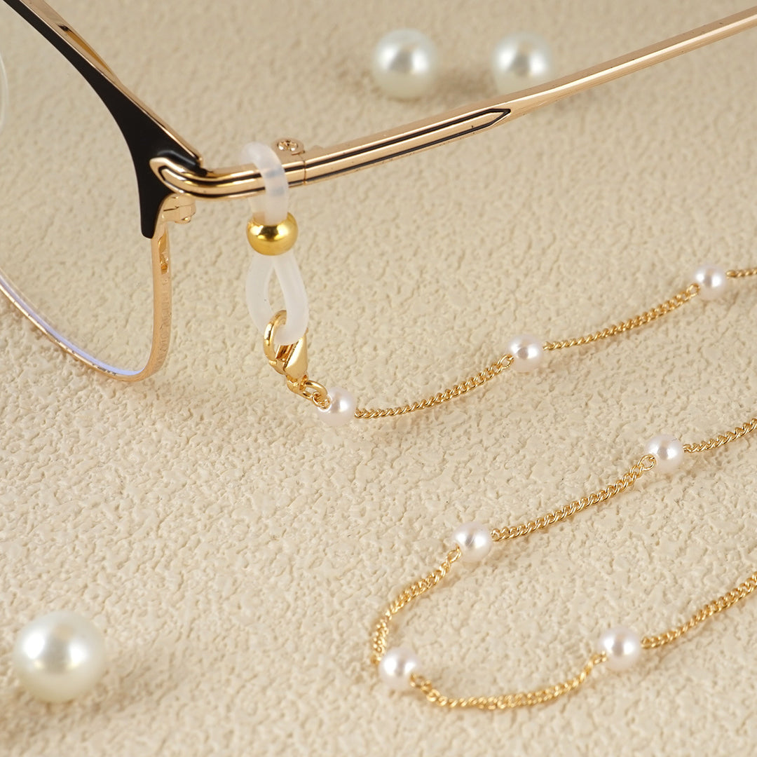 Elegant Pearled Eyewear Holder Bowlift