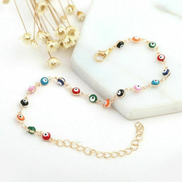 Decorative Eye Charm Anklet Bowlift