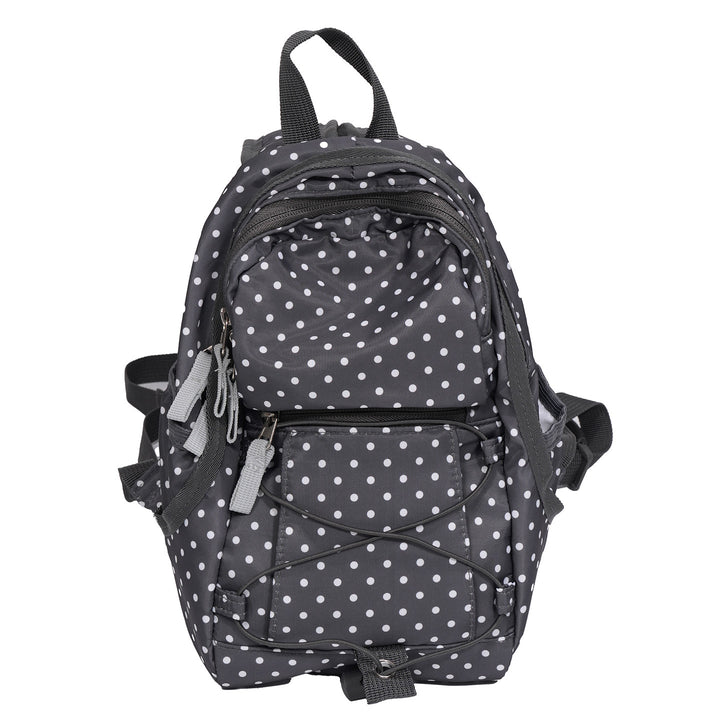 Compact Multi-Purpose Polka Dot Backpack Bowlift